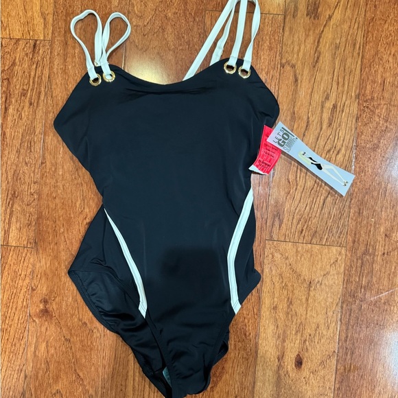 Spanx Black and White One Piece - Picture 1 of 5